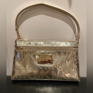 Michael Kors Metallic Gold Shoulder Bag